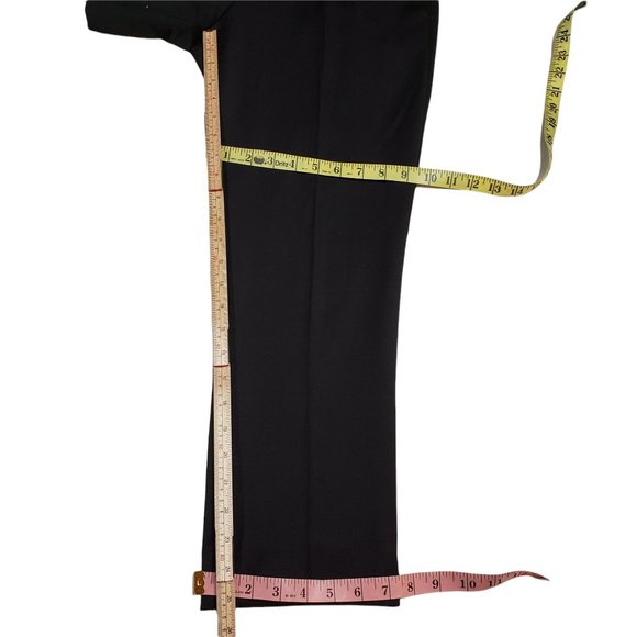 Express Photographer 32 x 25 SHORT Mens Slim Fit Dress Pants Black Flat Mid Rise - Picture 8 of 8